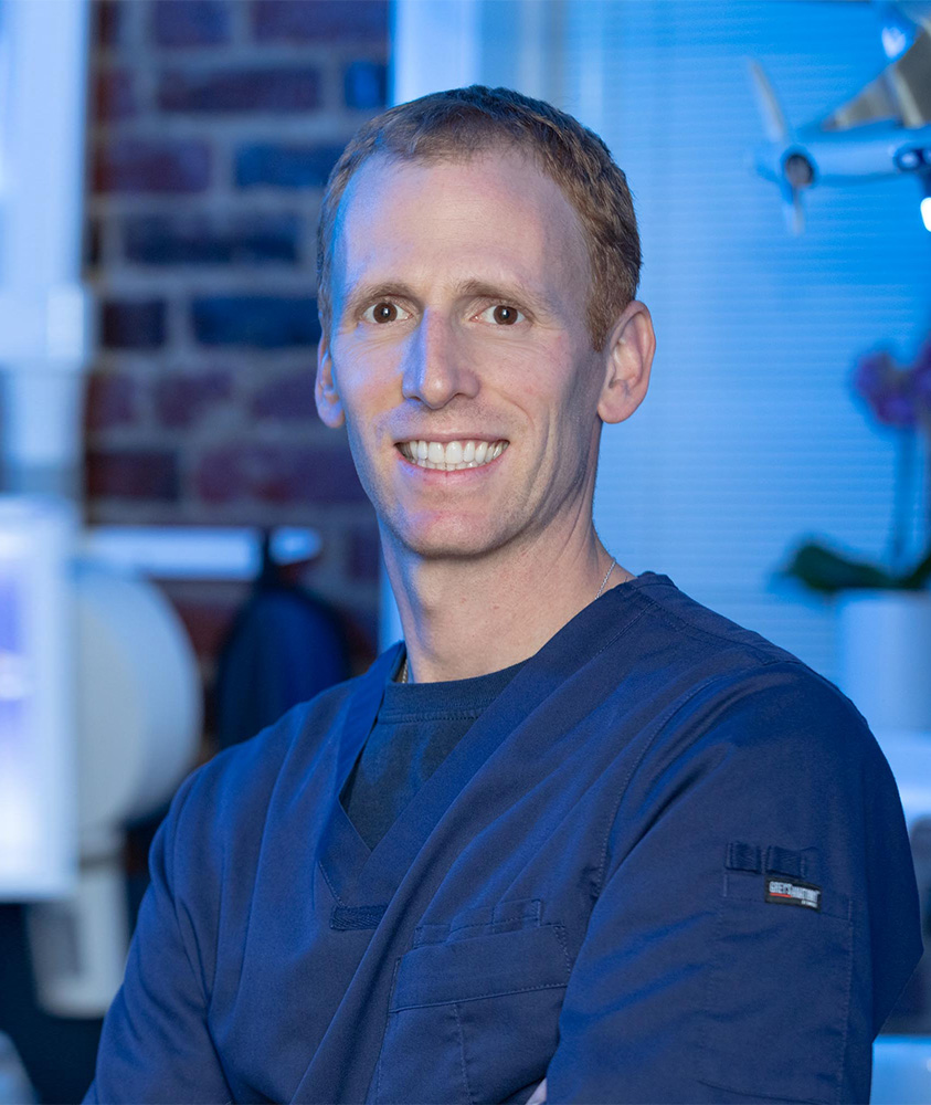 Dr. Noah P. Orenstein in a treatment room